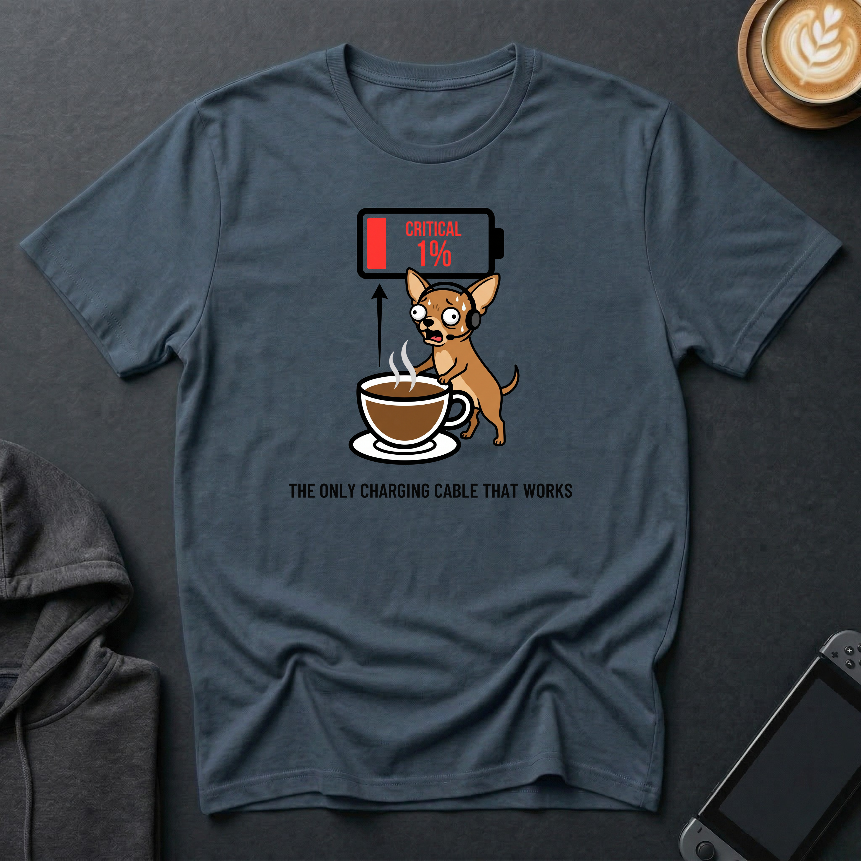 Plug Me In Chihuahua T-Shirt
