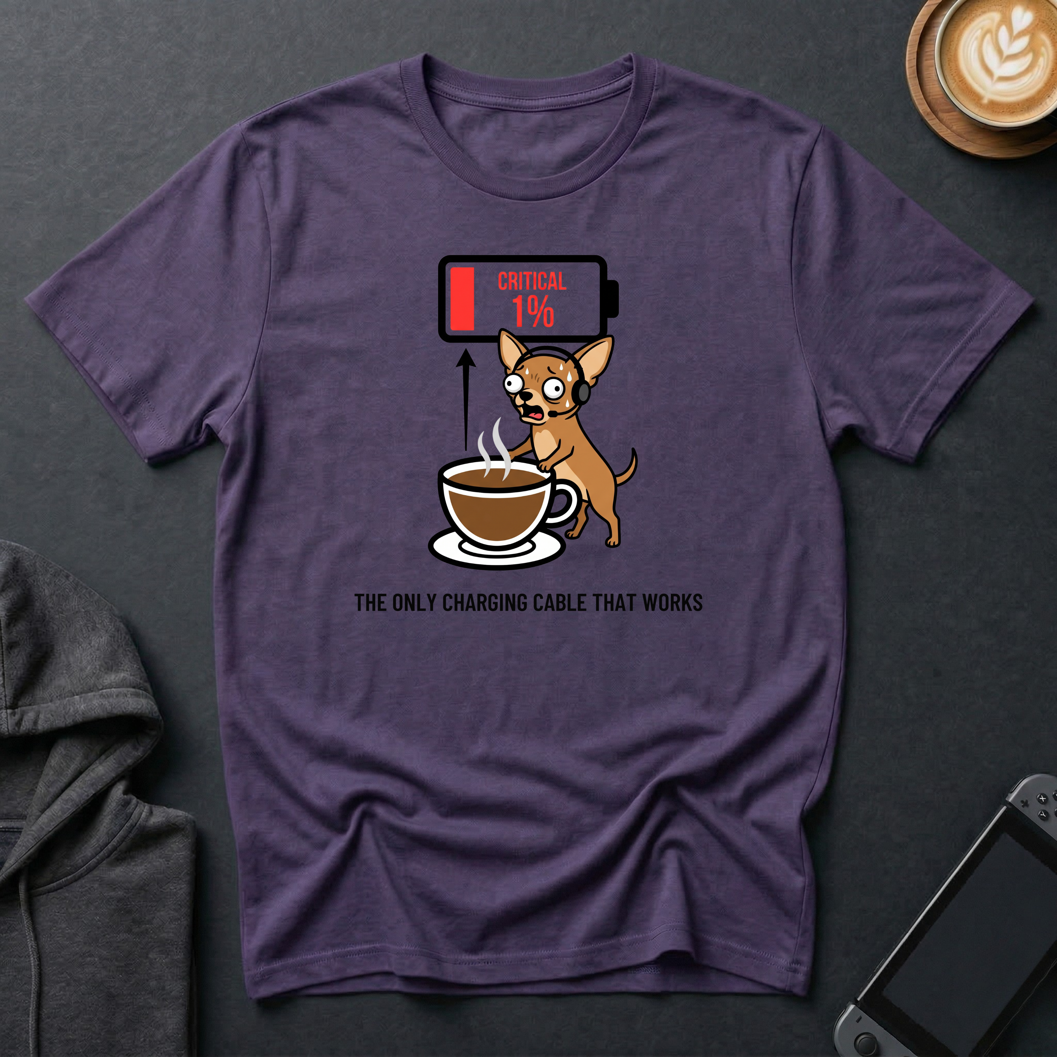 Plug Me In Chihuahua T-Shirt