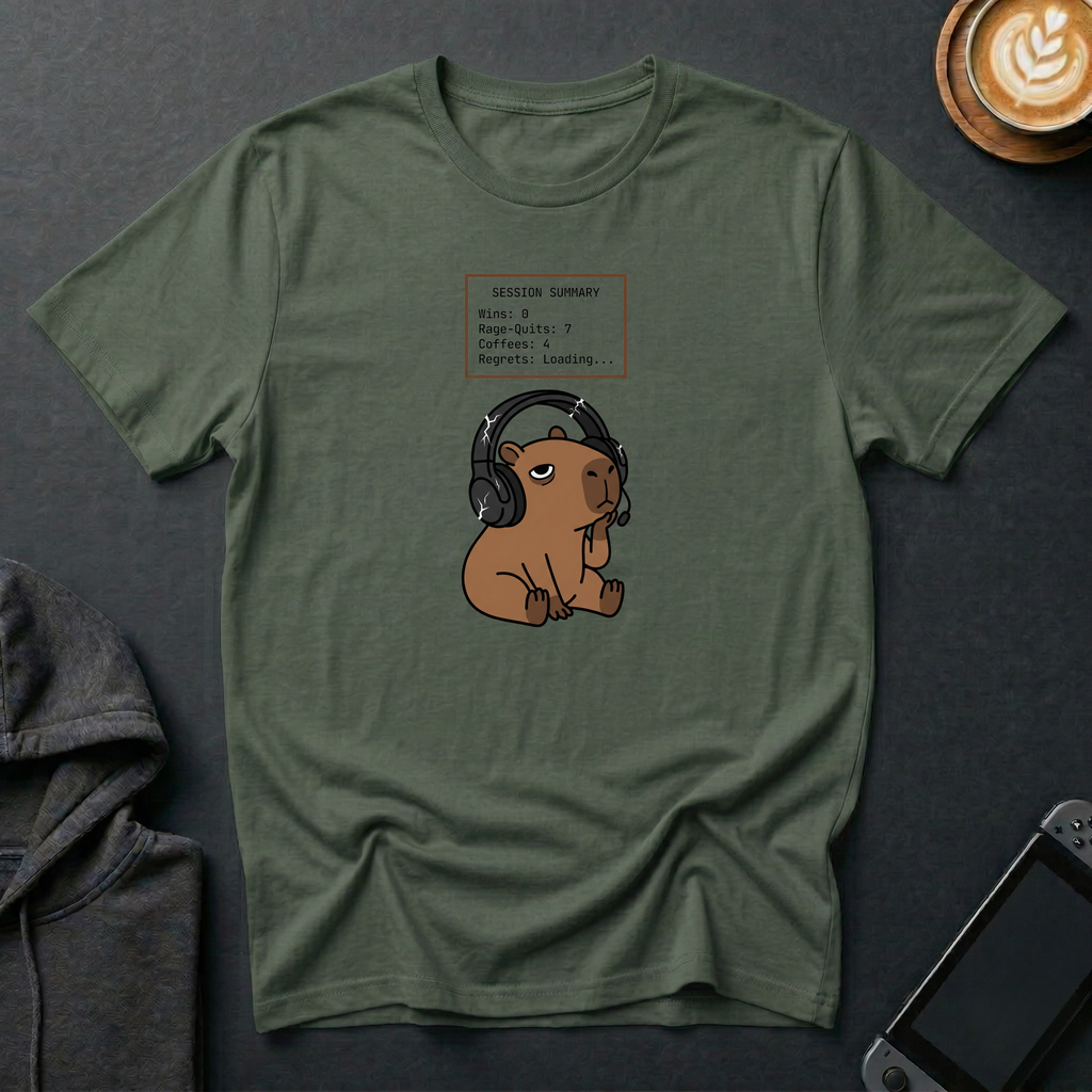 Zero Wins Capybara T-Shirt