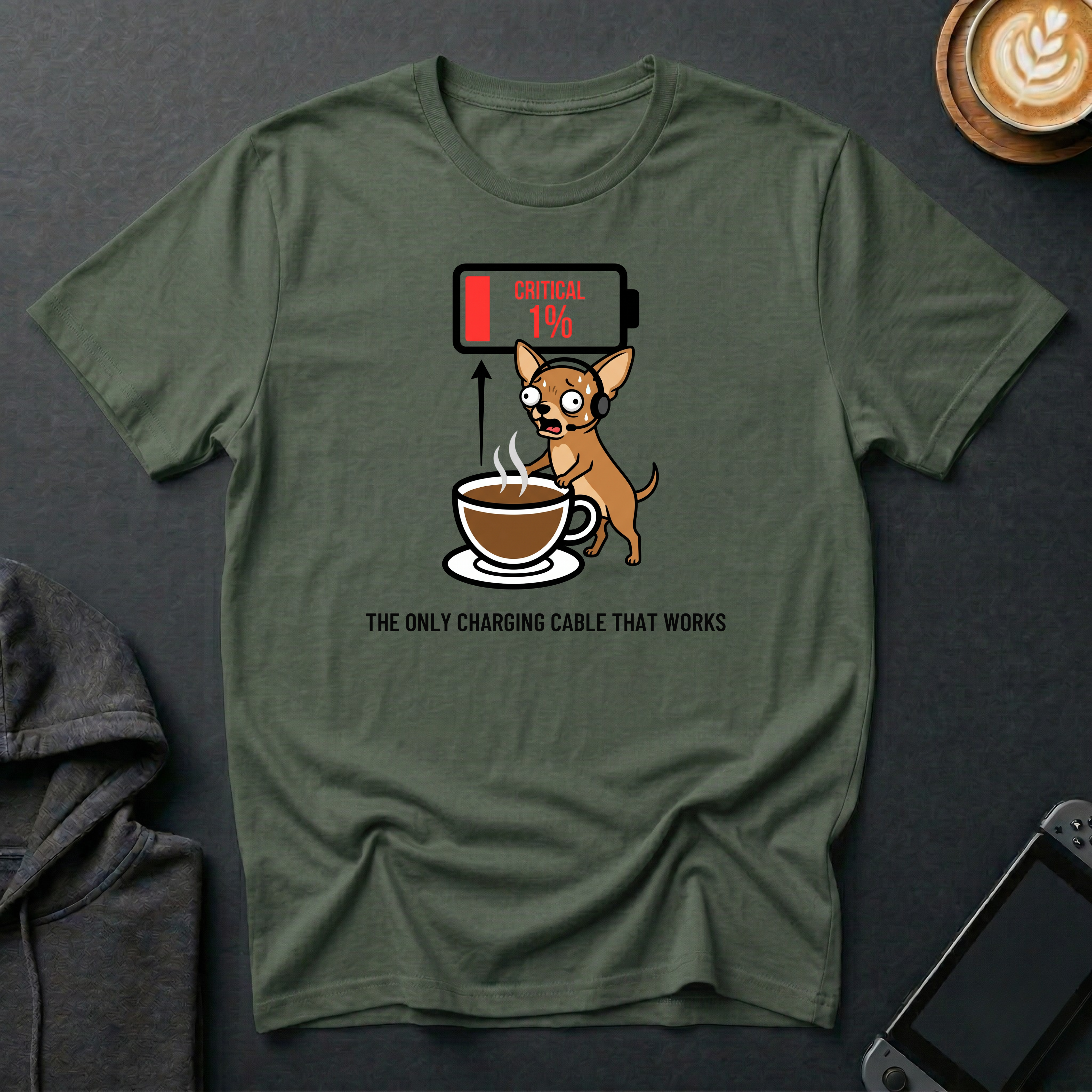 Plug Me In Chihuahua T-Shirt