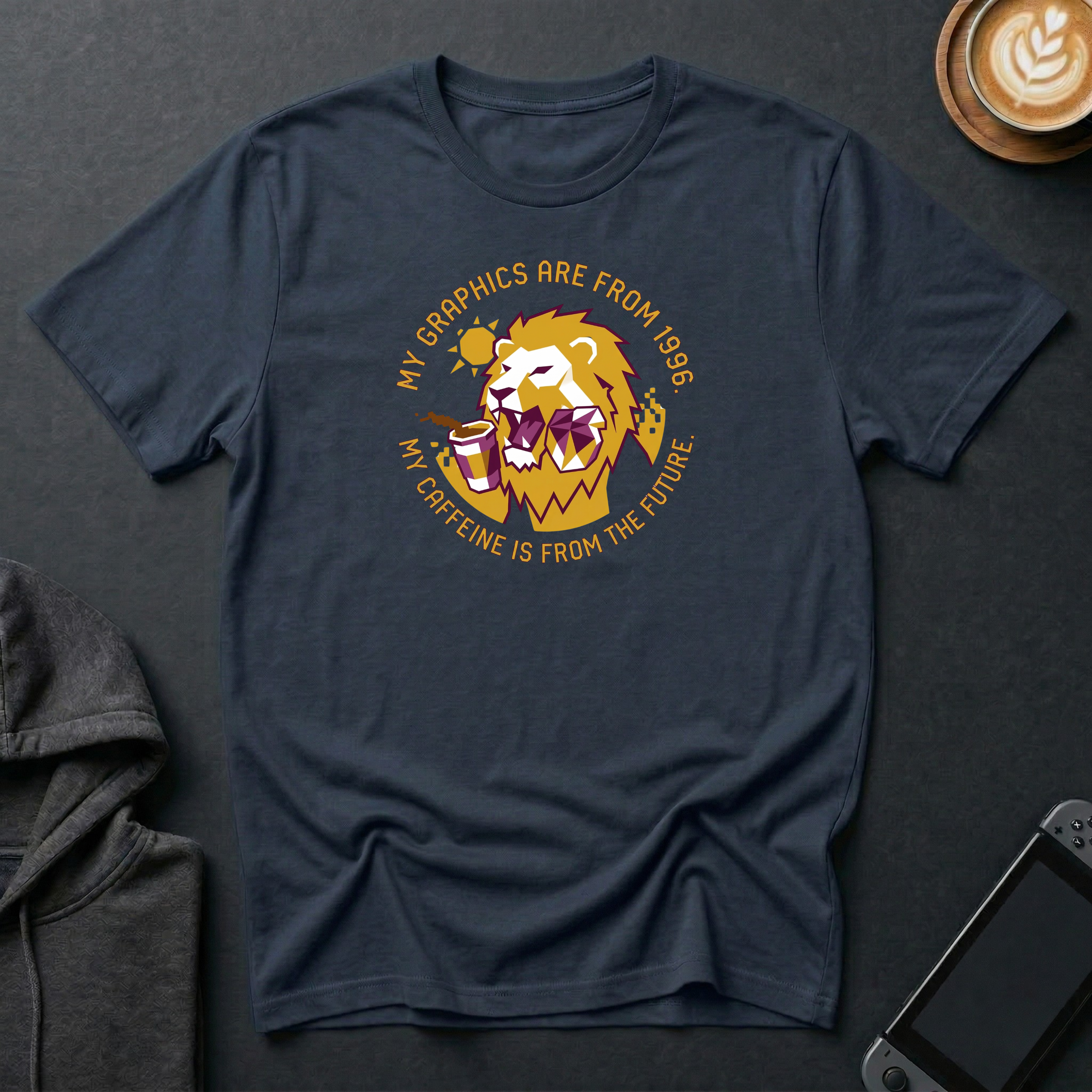 Low-Poly Lion T-Shirt