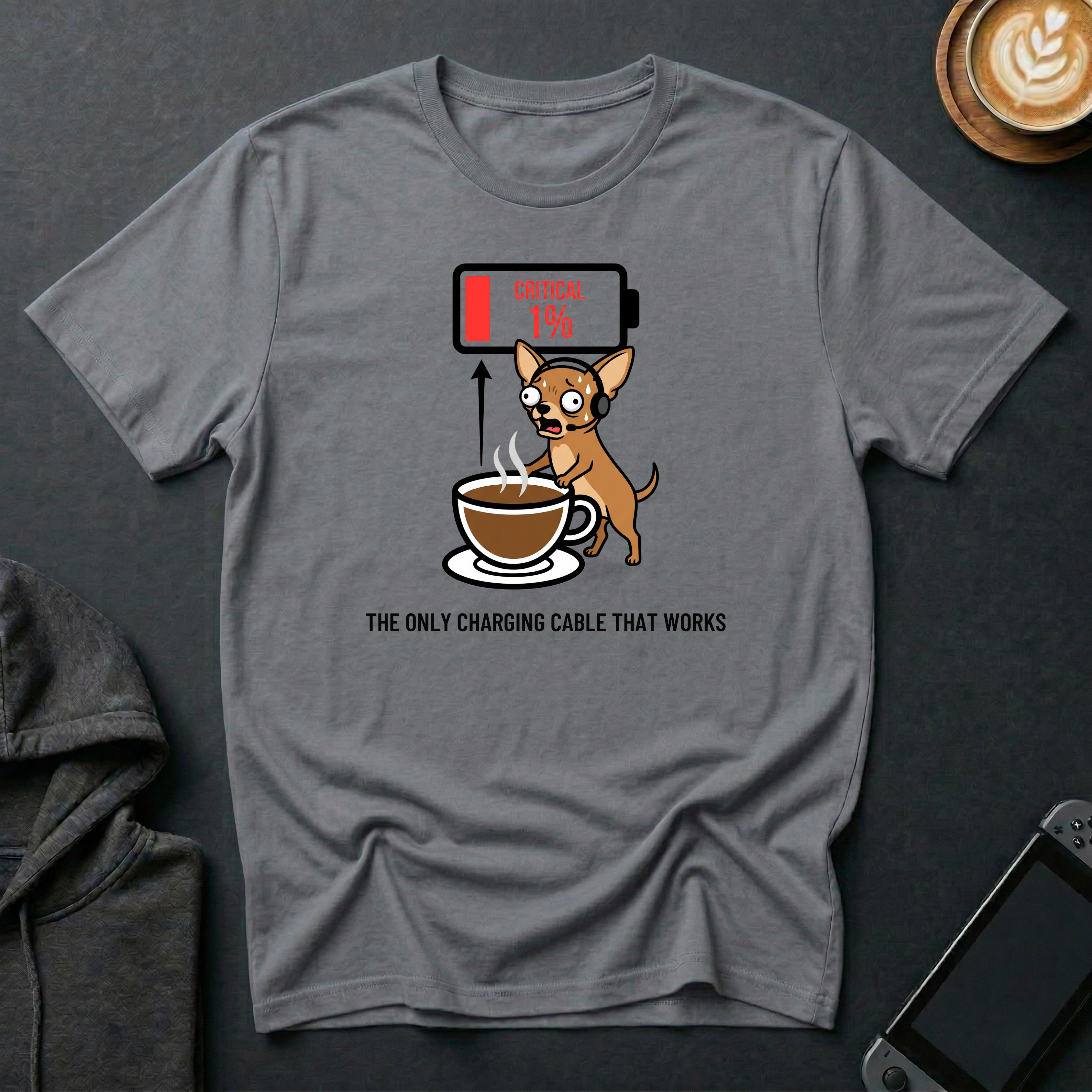 Plug Me In Chihuahua T-Shirt