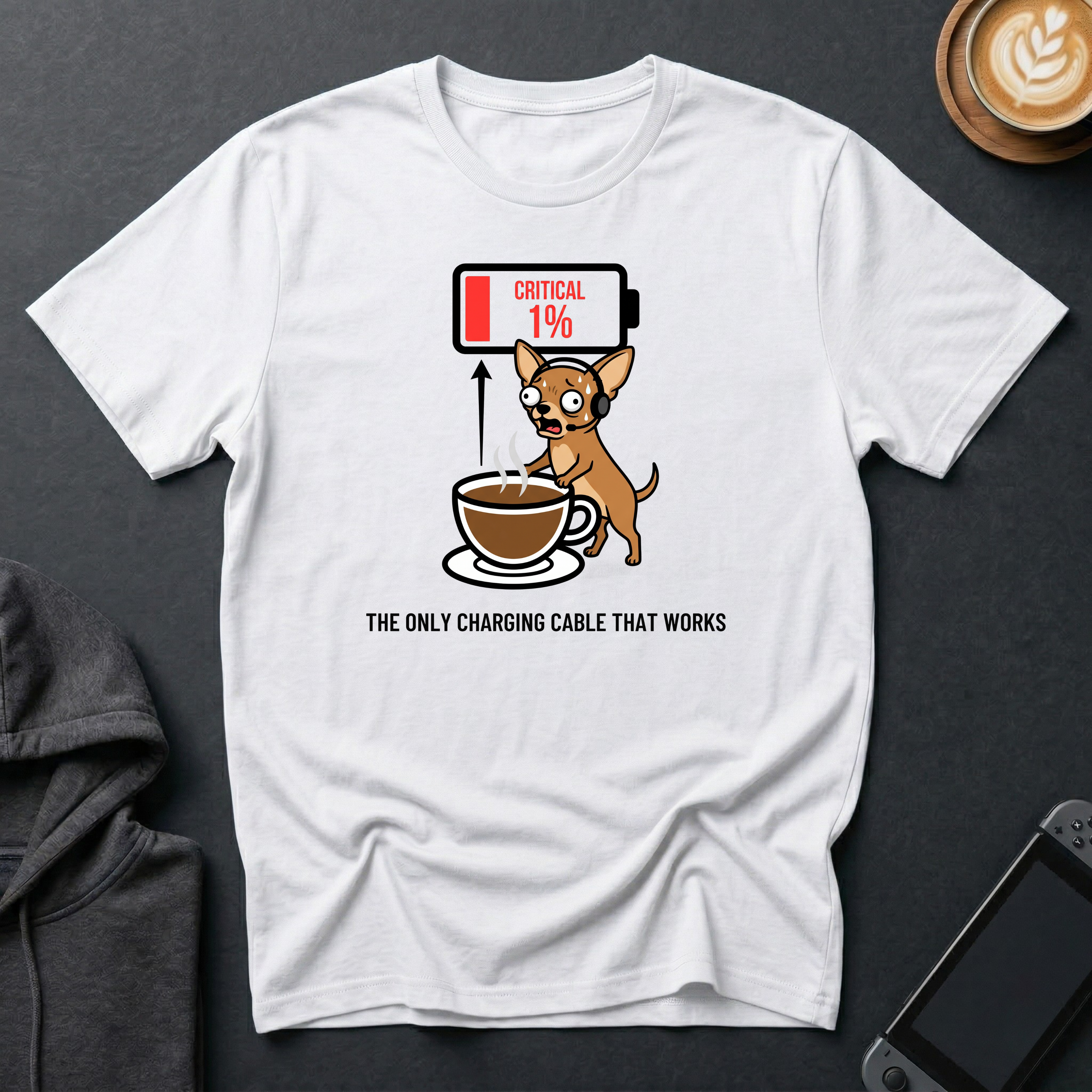 Plug Me In Chihuahua T-Shirt