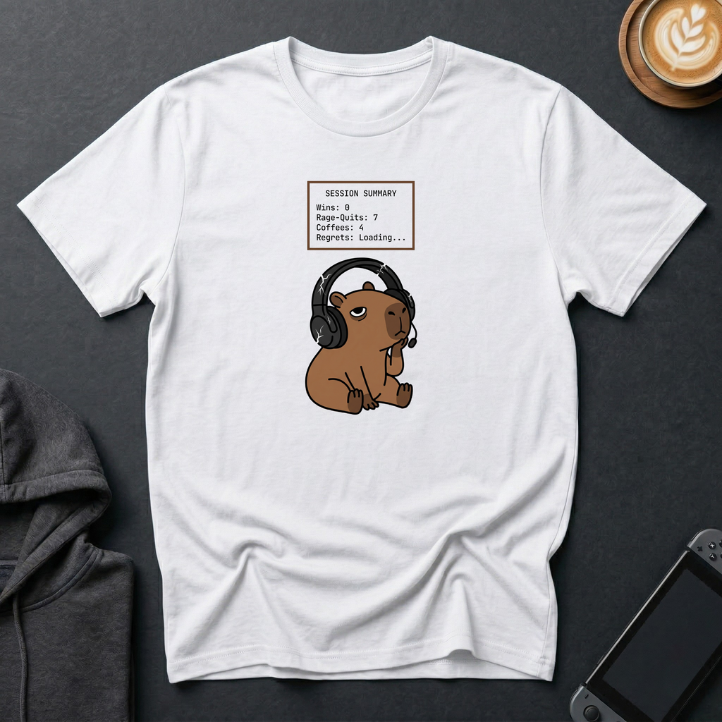 Zero Wins Capybara T-Shirt